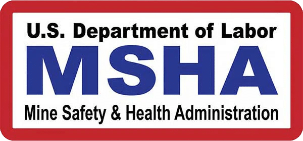 MSHA Logo U.S. Department of Labor Mine Safety and Health Administration